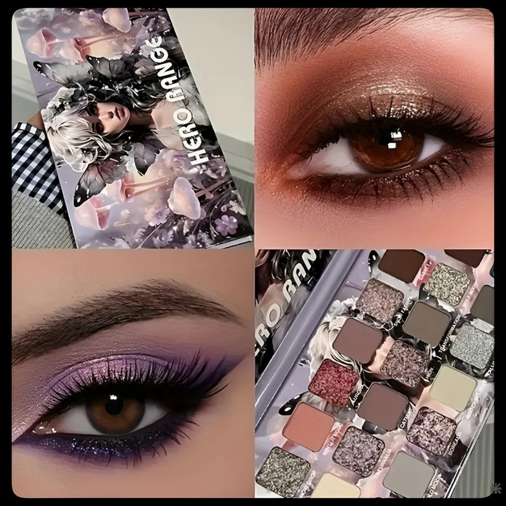 🆕️HERO RANGE 21 COLOR ANIME FLOWER FAIRY ETHEREAL EYESHADOW PALETTE 🧚‍♀️🍄🧚‍♀